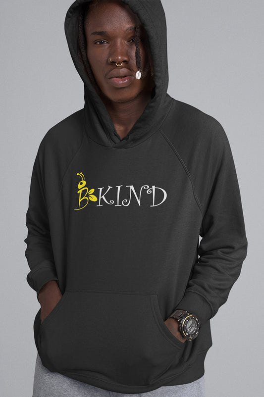 MENS ORGANIC HOODIE - BE KIND