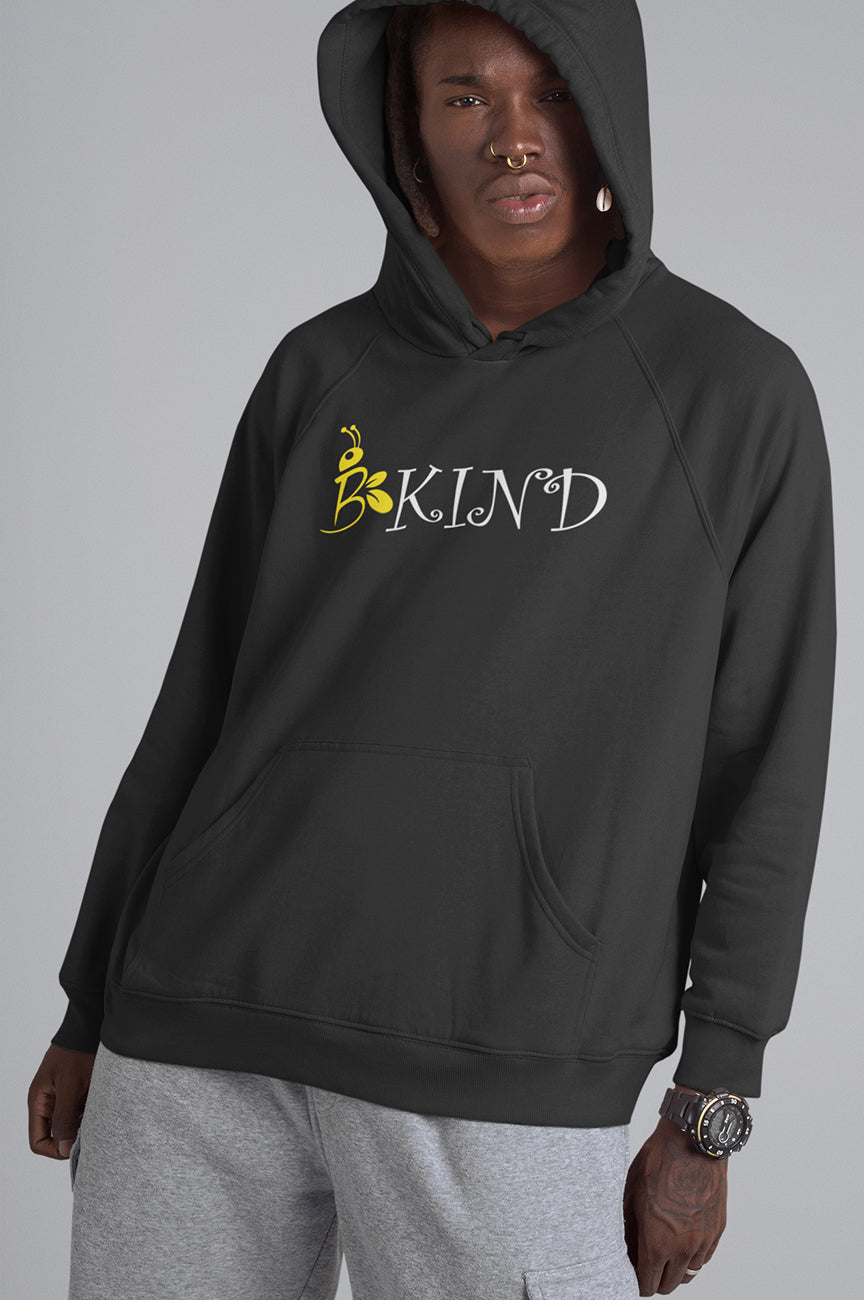 MENS ORGANIC HOODIE - BE KIND