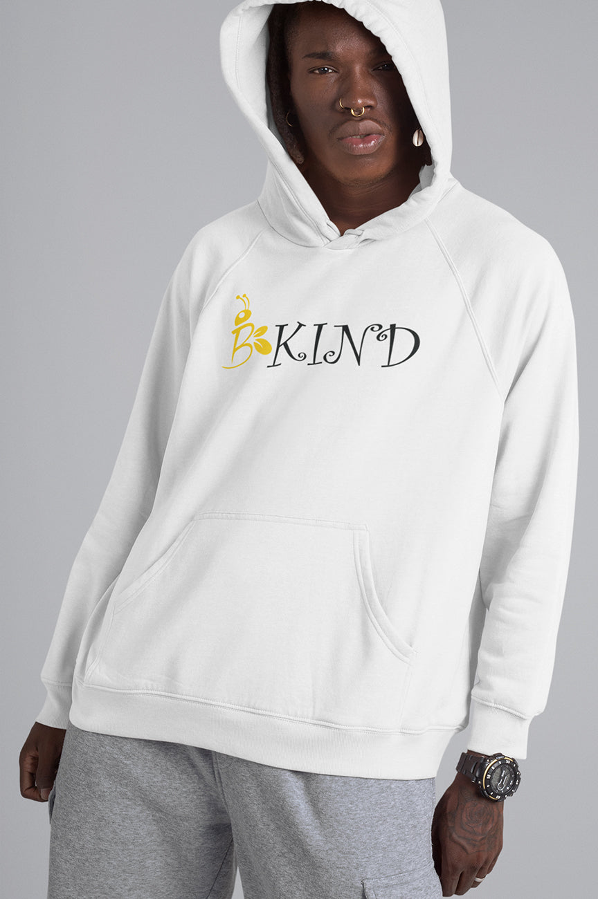 MENS ORGANIC HOODIE - BE KIND