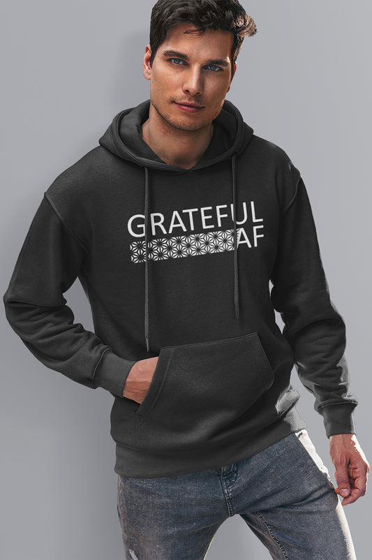 MENS ORGANIC HOODIE - GRATEFUL AF