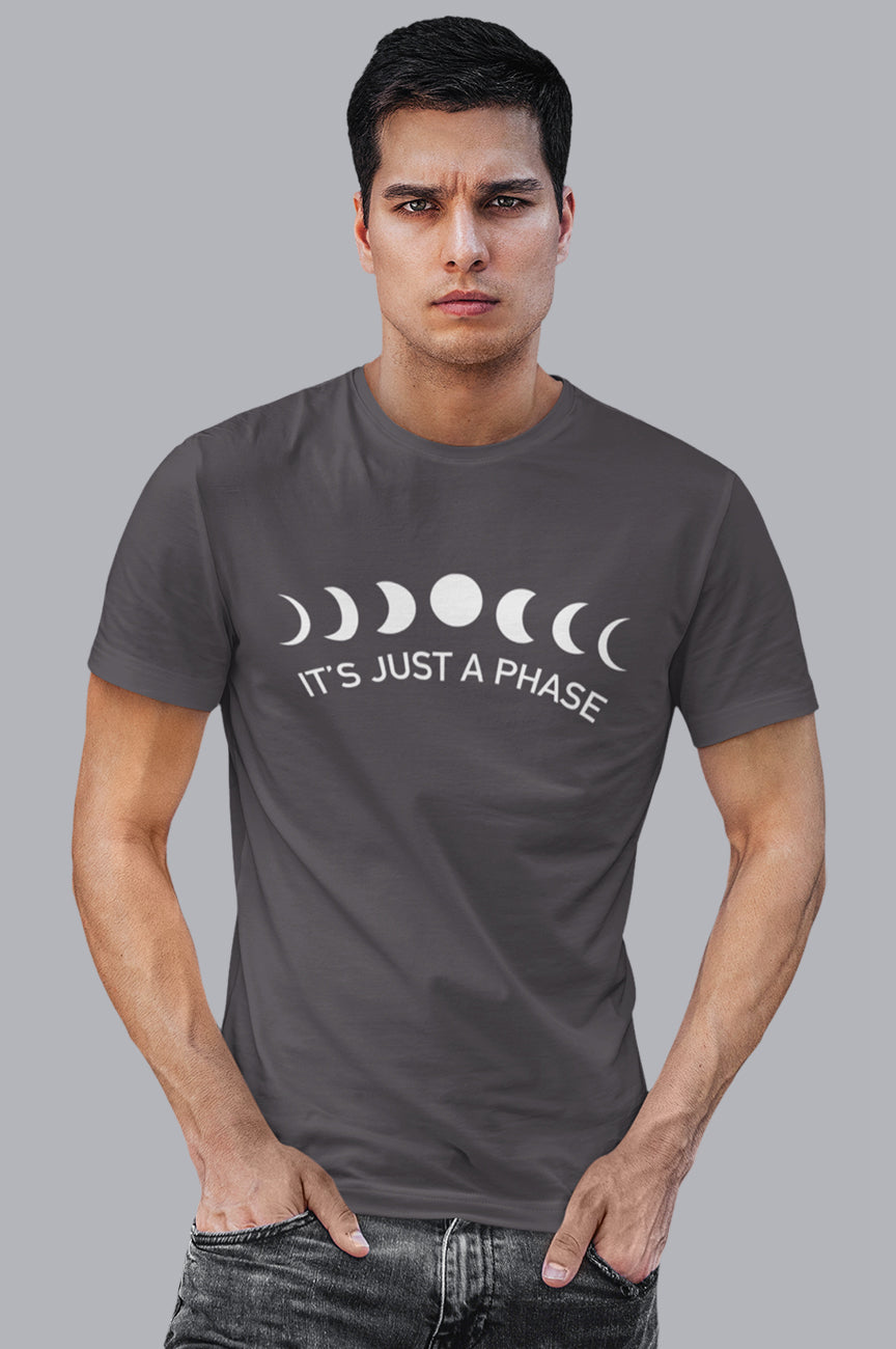 MENS ORGANIC TEE - IT'S JUST A PHASE