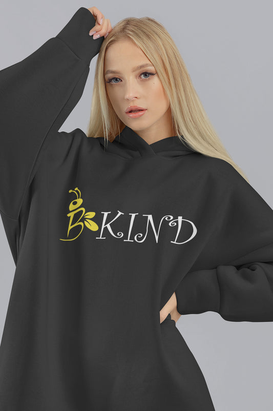 WOMENS ORGANIC HOODIE - BE KIND