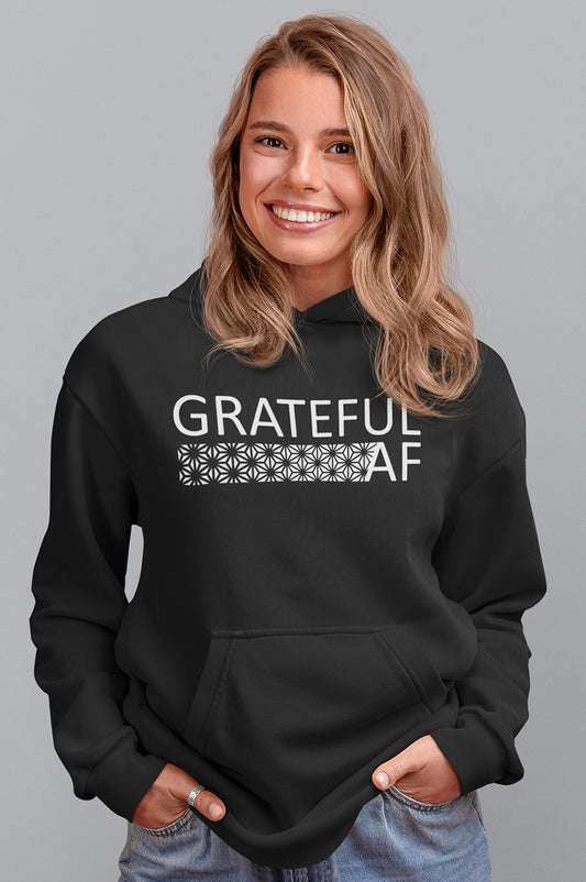 WOMENS ORGANIC HOODIE - GRATEFUL AF