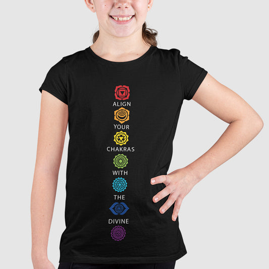ALIGN YOUR CHAKRAS T-SHIRT KIDS