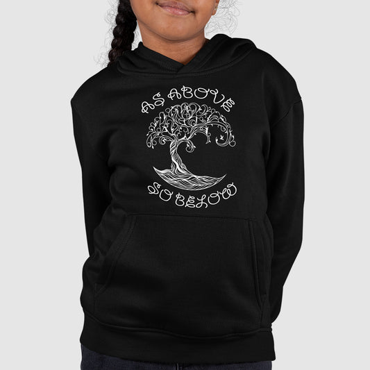 AS ABOVE SO BELOW HOODIE KIDS