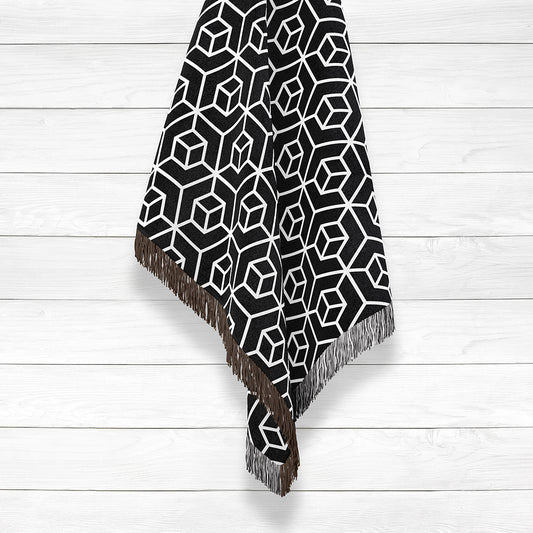 CUBE WOVEN BLANKET