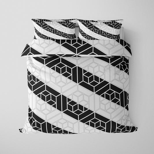 CUBIC DUVET COVER