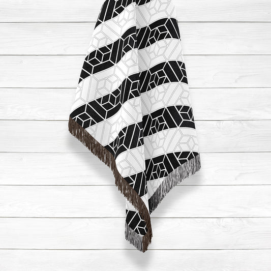 CUBIC WOVEN BLANKET