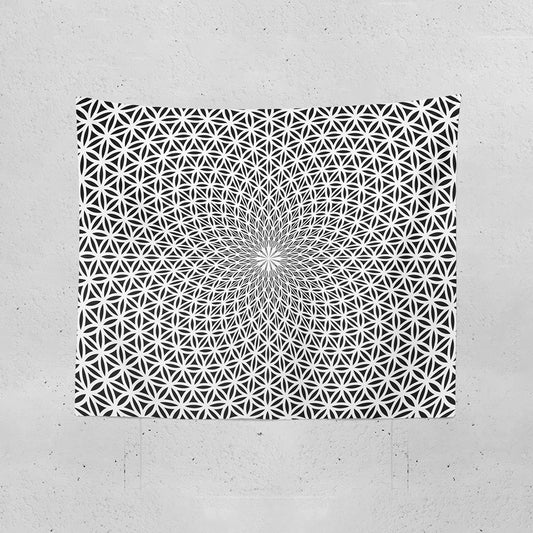 FLOWER OF LIFE PORTAL TAPESTRY