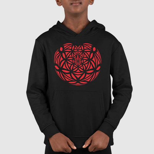 HEART GEO HOODIE KIDS