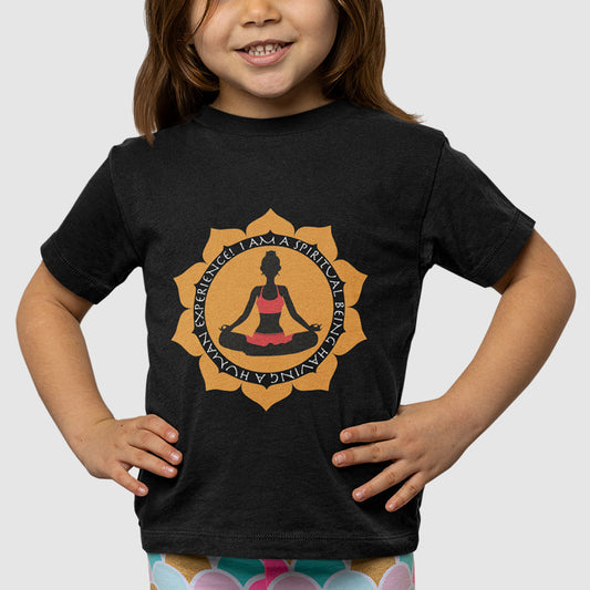 I AM A SPIRITUAL BEING T-SHIRT KIDS
