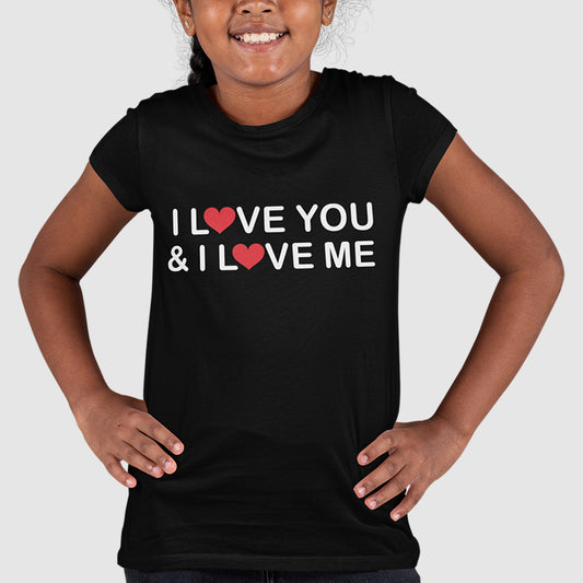 I LOVE YOU & I LOVE ME T-SHIRT KIDS