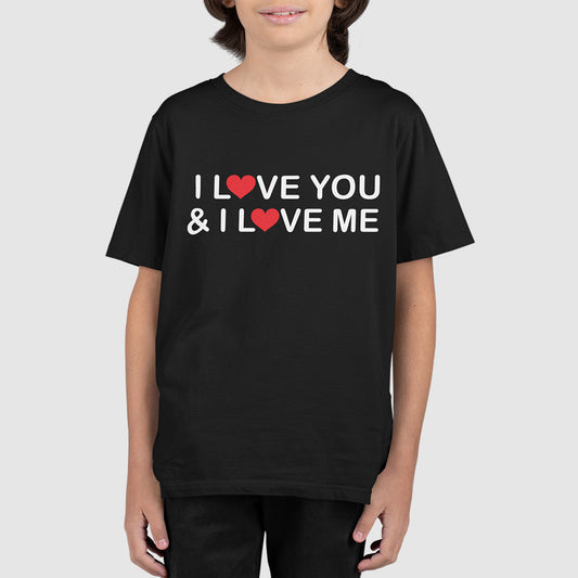 I LOVE YOU & I LOVE ME T-SHIRT KIDS